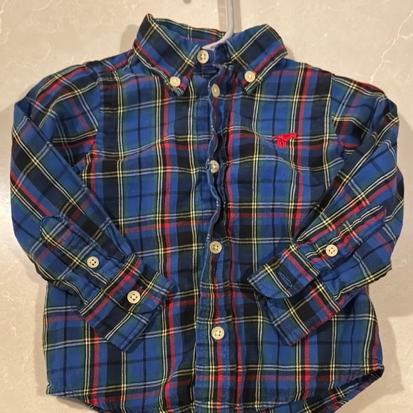 5 18M boys button-up bundle- wrangler, chaps and more - Picture 2 of 11